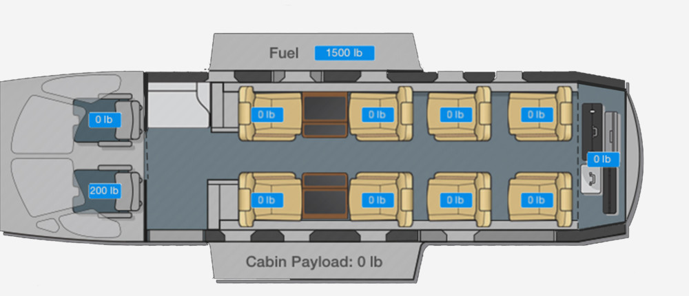 airline cabin size